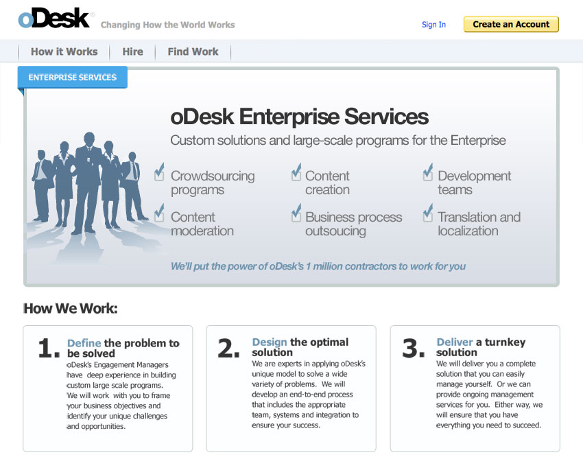 oDesk enterprises